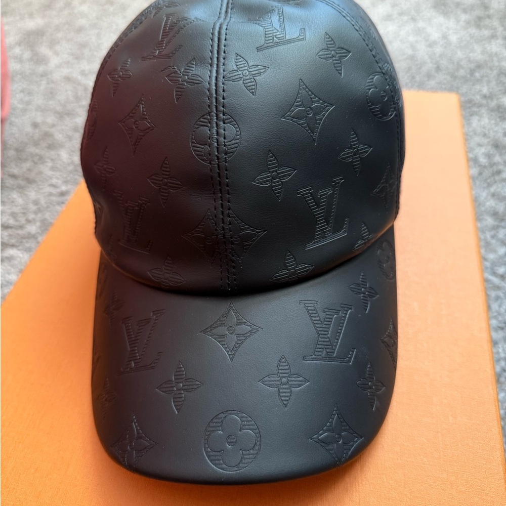Louis Vuitton Black Monogram Hat